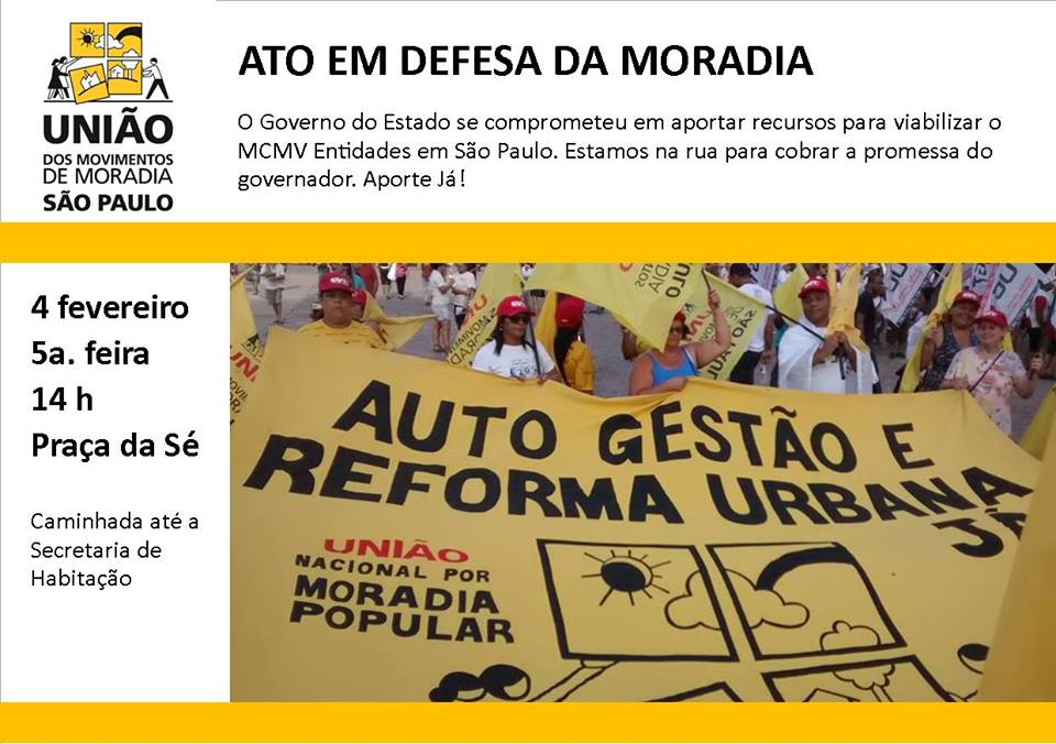 Ato em Defesa da Moradia